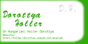 dorottya holler business card